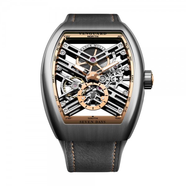 V45S6SQTBRTT5N Vanguard 7 Day Skeleton - Franck Muller USA